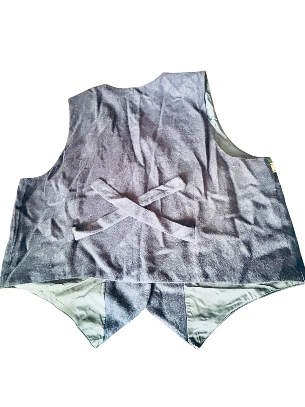 Vintage 90s Karen Scott Blue and Green Seasonal Christmas Vest, Granny Core